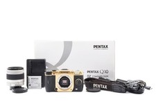 PENTAX Q10 Digital Camera Gold Color  02 Lens Excellent    From JAPAN 2423