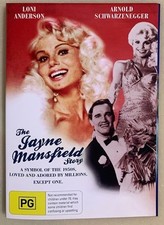 THE JAYNE MANSFIELD STORY - DVD, ARNOLD SCHWARZNEGGER, REGION 0, played once