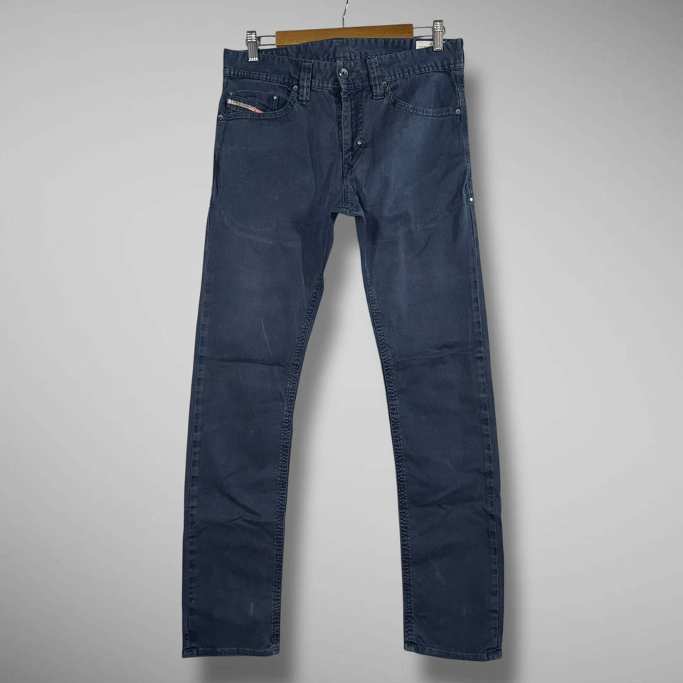 Pantalones ajustados elásticos Diesel Thanaz J para jóvenes niños 16 (30x32) bordados Foto 2 de 4