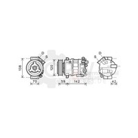 Kompressor Klimaanlage FüR Opel Insignia A Caravan 2.8 V6 Turbo OPC