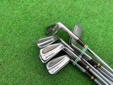 Vtg MacGregor VIP by Nicklaus 2-10 Iron Set 9pc Steel Stiff Flex Matching s