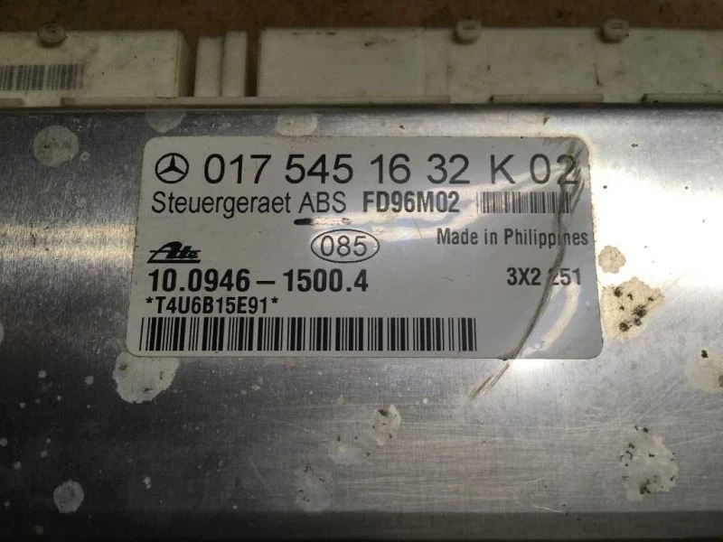 ABS ANTI-LOCK BRAKE CONTROL MODULE FITS 95 96 MERCEDES BENZ C220 C250 C250D Foto 2 de 4