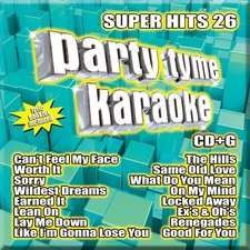 Party Tyme Karaoke - Super Hits 26 16-song CD G 