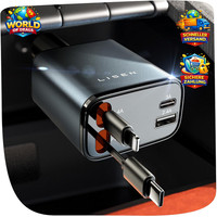 ZigarettenanzüNder Usb C 84W Einziehbar Auto LadegeräT Adapter Camping Gadget