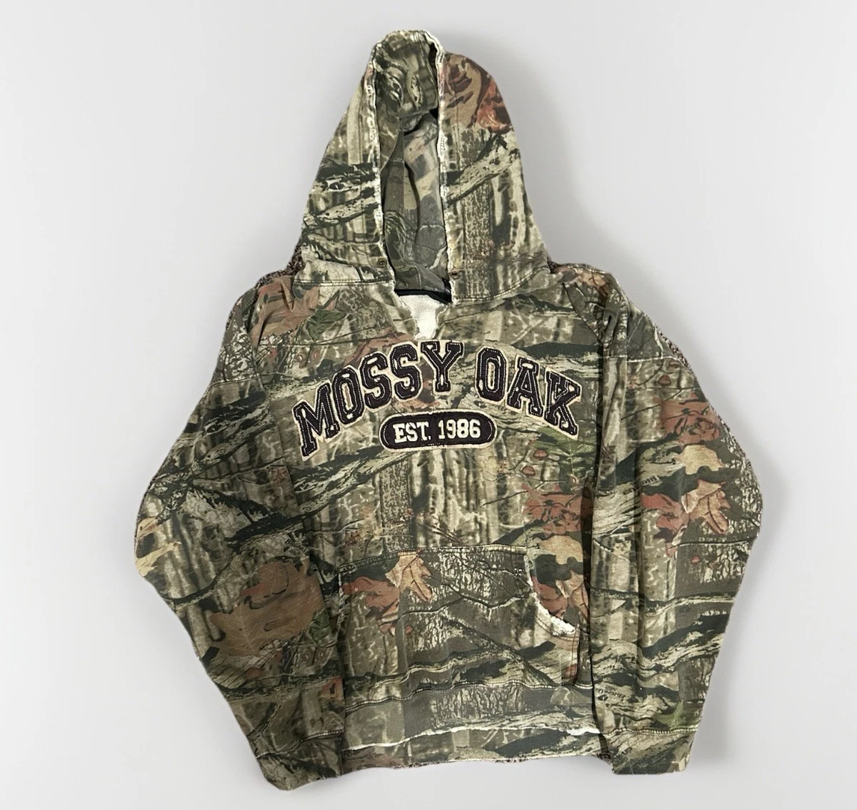 Mossy Oak Men's Standard Camo Hunting Hoodies Performance Fleece Logo, Country DNA Brand, Large - View #7