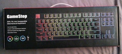 K114 GameStop 80% TKL Hot Swappable Mechanical Keyboard - FULL RGB- NEW