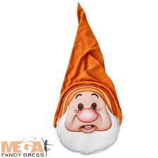 Sneezy Dwarf Mask Adults Fancy Dress Snow White Seven Dwarfs Adults Costume Acc