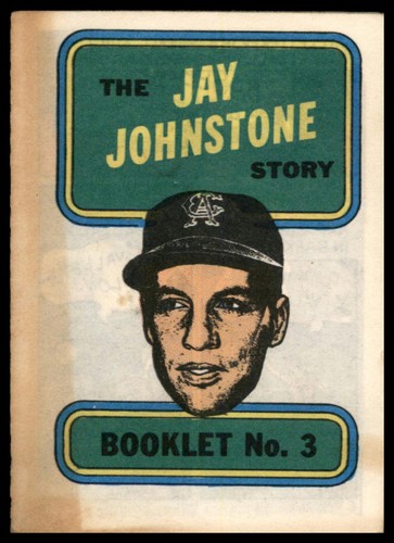 Jay Johnstone #3 1970 Topps Booklet card