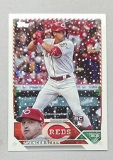 2023 Topps Holiday - Spencer Steer #H125 (RC)