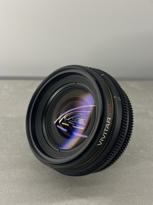 Canon EF Rehouse Vivitar 20mm CINE  Lens Wide Angle  New Housing EF mount Prime