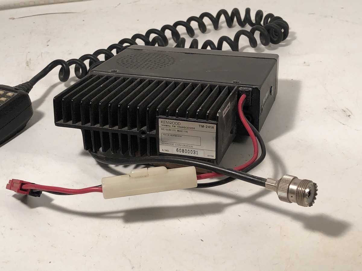 Kenwood TM-241A Transceiver With MC48B Microphone | eBay