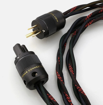 HiFi Audio Power Cable US EU Schuko 7N OCC Power Supply Cord Cable for Amplifier