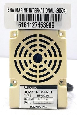 Tokimec INC. BP-502-1 Buzzer Panel 4370