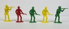 1960’s Toy Cowboy & Indian Figures, Yellow /Green/ Red Unknown Brand Lot Of 28 — photo 5