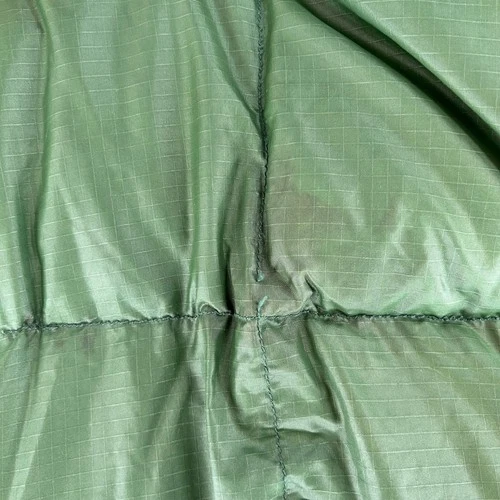 Vintage Frostline Kit Goose Down Puffer Jacket Green Ripstop Mens Large 70s/80s image 6
