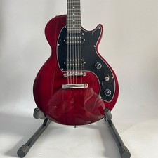 Stainless Round Fret No logo electric guitar L-P 6string solid red body CR part