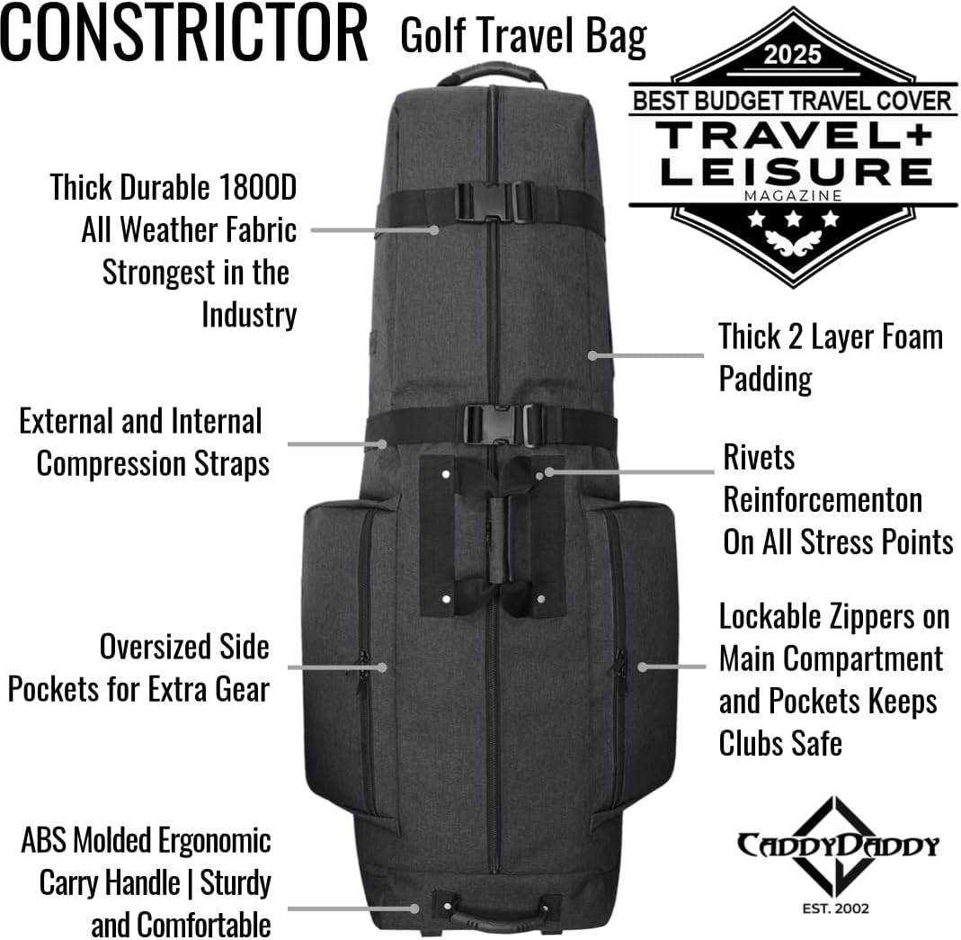Constrictor Golf Bag Cover with Replacement Protection