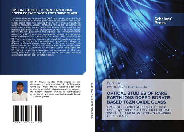 O. Ravi (U. A.) | Optical Studies OF Rare Earth Ions Doped Borate Based Tczn...-image