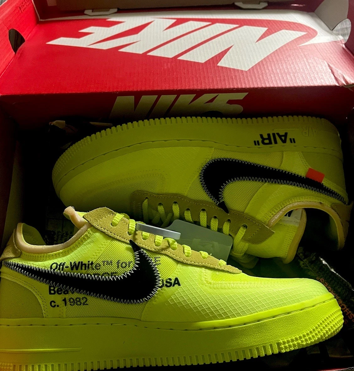 Preços baixos em Nike Off-White x Air Force 1 Low Volt | eBay