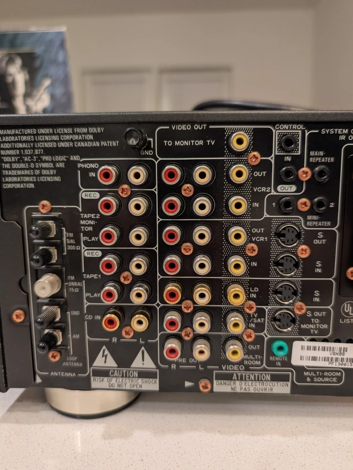 Pioneer Elite VSX-99 Surround Receiver - Image 2 of 4