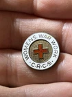 Women War Work Canadian Red Cross Society CRCS WW2 pin Sterling Military Pin *
