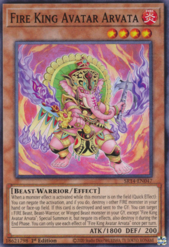 1X NM Fire King Avatar Arvata - SR14-EN047 - Common 1st Edition - Yugioh - Picture 1 of 1