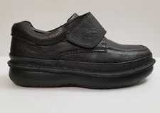 Propet Sz 8 5E XX WIDE M5015 Black Pebbled Leather Scandia Strap Diabetic Shoes