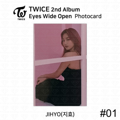 TWICE 2nd Album Eyes Wide Open Official Photocard Photo Card Jihyo
