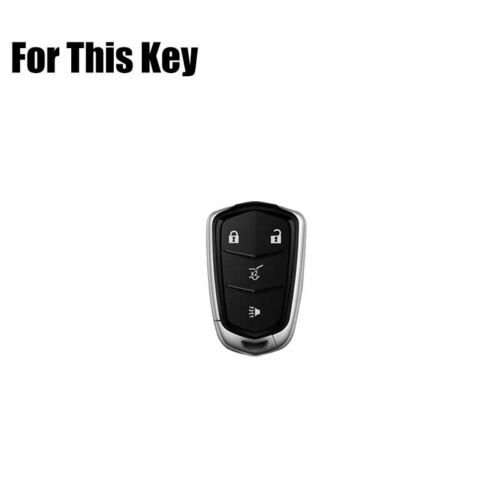 Zinc Alloy Leather Car Key Case Cover For Cadillac VT6 XT5 XTS ATSL ATS SRX XT4 - Picture 2 of 20