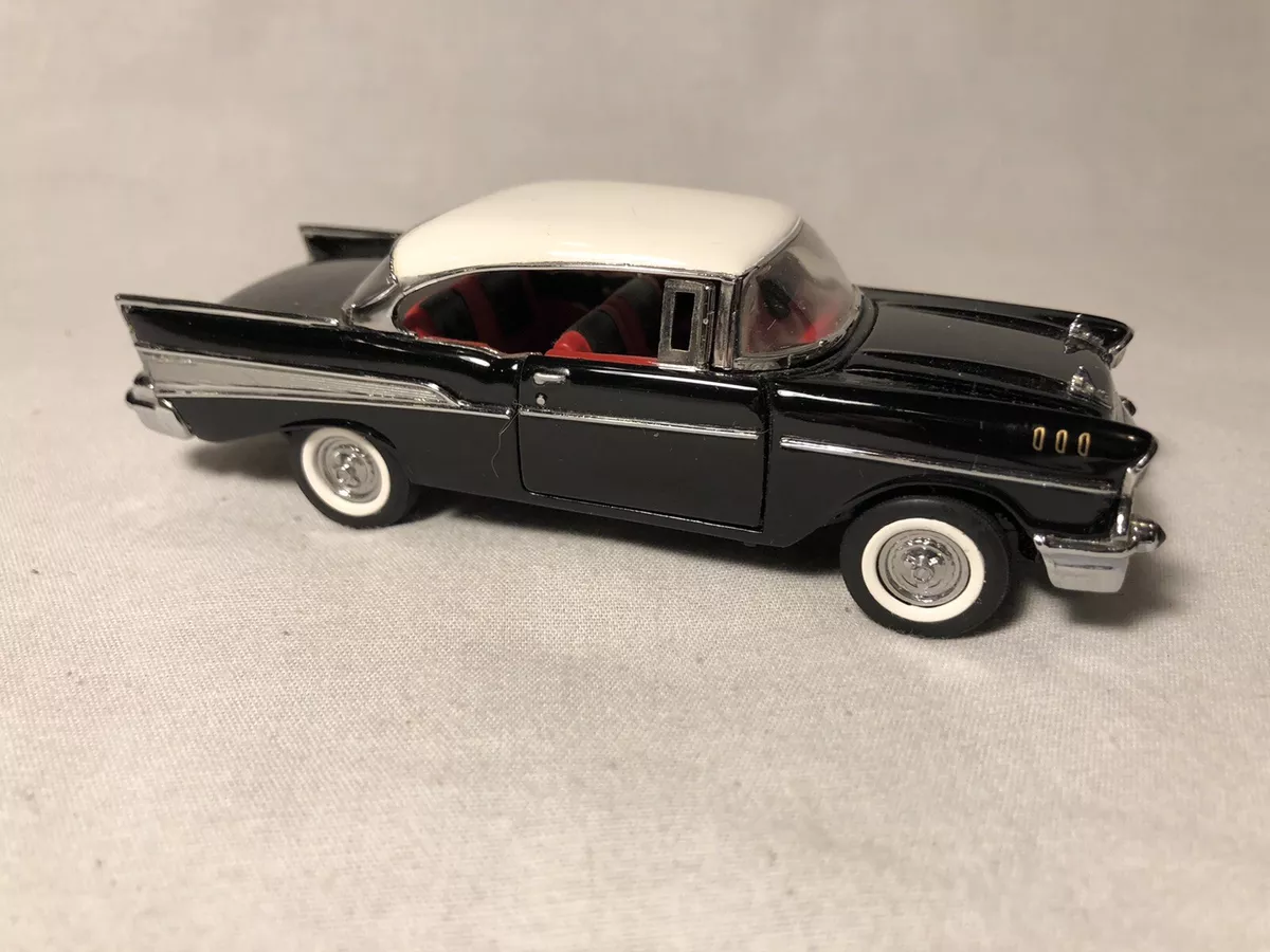 Franklin Mint 1957 Chevrolet Bel Air Black 1 43 Diecast Promo Car