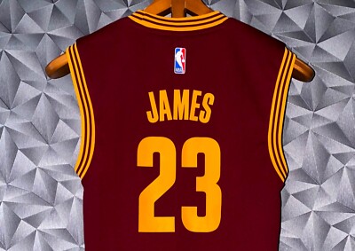 NBA CLEVELAND CAVALIERS BASKETBALL SHIRT JERSEY ADIDAS LEBRON