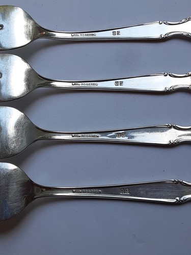 (4) Wm Rogers 1955 LADY DENSMORE Silver Plate Salad Forks~Free Shipping - Picture 8 of 10