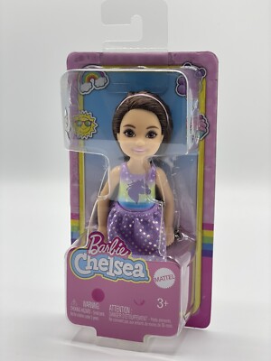 Mattel - Barbie Doll -CLUB CHELSEA (Brunette Hair - 6-inch)(Unicorn Dress) GXT39