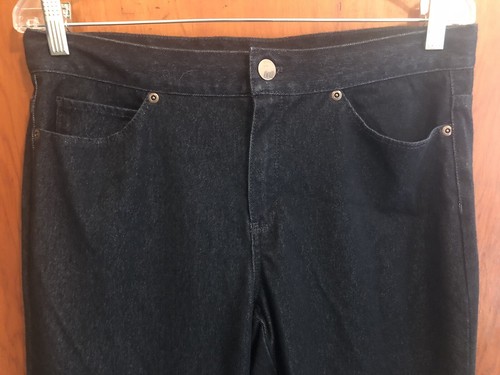J Jill Womens 10 Denim Leggings Dark Blue 5 Pocket Jeans Style | eBay