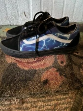 Size 10 - VANS Old Skool Lightning - Blue