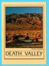 Death Valley National Monument Devil's Corn Field Unposted Postcard 4" X 6" VG