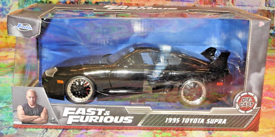 Jada Toys Toyota Supra 1:24 Diecast Car - Black (33380) for sale 