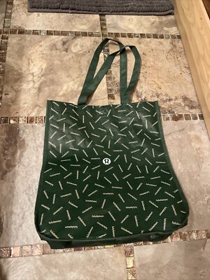 Lululemon Large Reusable Shopping Gift Bag Tote 16x14 Green | eBay