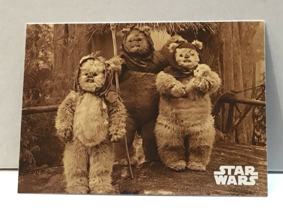 2020 STAR WARS BLACK & WHITE RETURN OF THE JEDI SEPIA #68 EWOKS | eBay