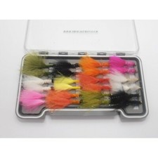 Tadpole & Woolly Bugger Lures for Fly Fishing, 24 per box, size 10, NBX48