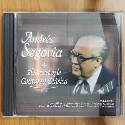 ANDRES SEGOVIA el maestro de la guitarra clasica vol. 2 EX/EX (CD Album)
