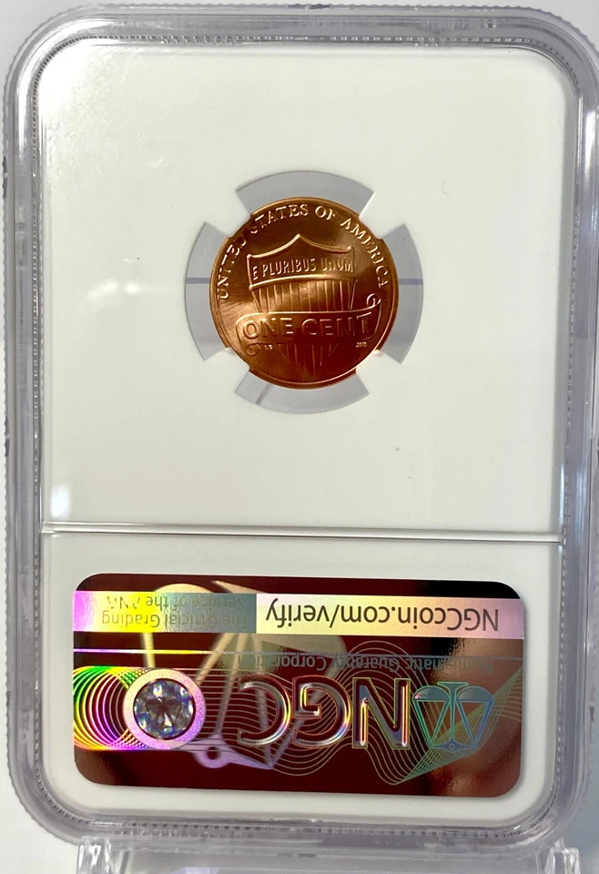 2019 W UNCIRC LINCOLN CENT NGC MS69RD FIRST DAY OF ISSUE WEST POINT 1st LABEL - Image 2 of 4