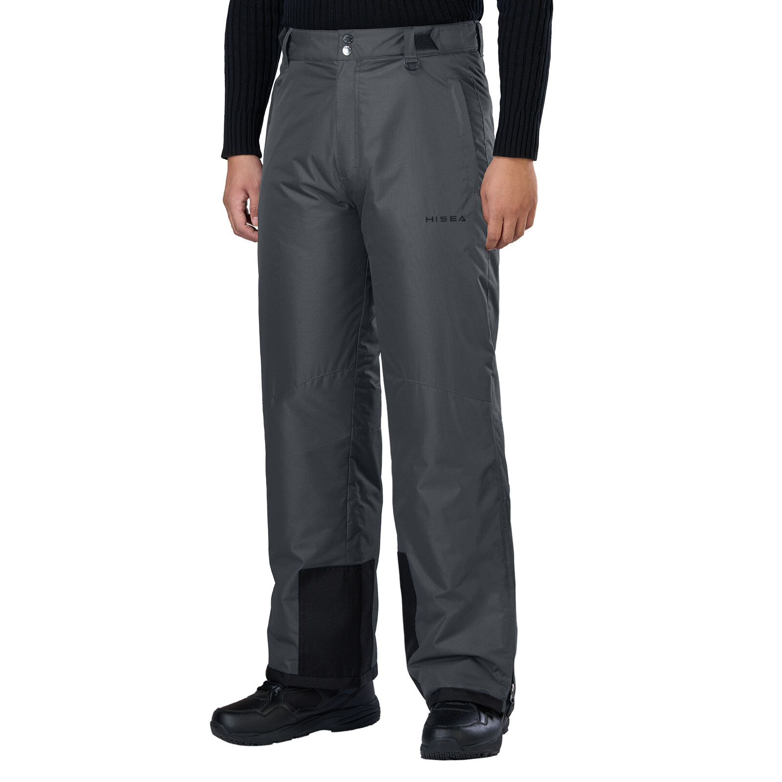 HISEA Men Thinsulate Insulated Snow Pants Waterproof & Snowboard Ski