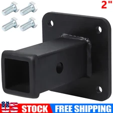 Hitch Wall Mount 2" Bolt-On Receiver Opening Hitch Tube for Tractor & Lawn Mower