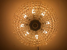 Deckenlampe Kristall Kronleucher Plafoniere Achtflammig E14 Durchmesser 50 cm