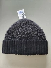 NWT Lululemon Ombre Knit Textured Beanie One size Black Gray