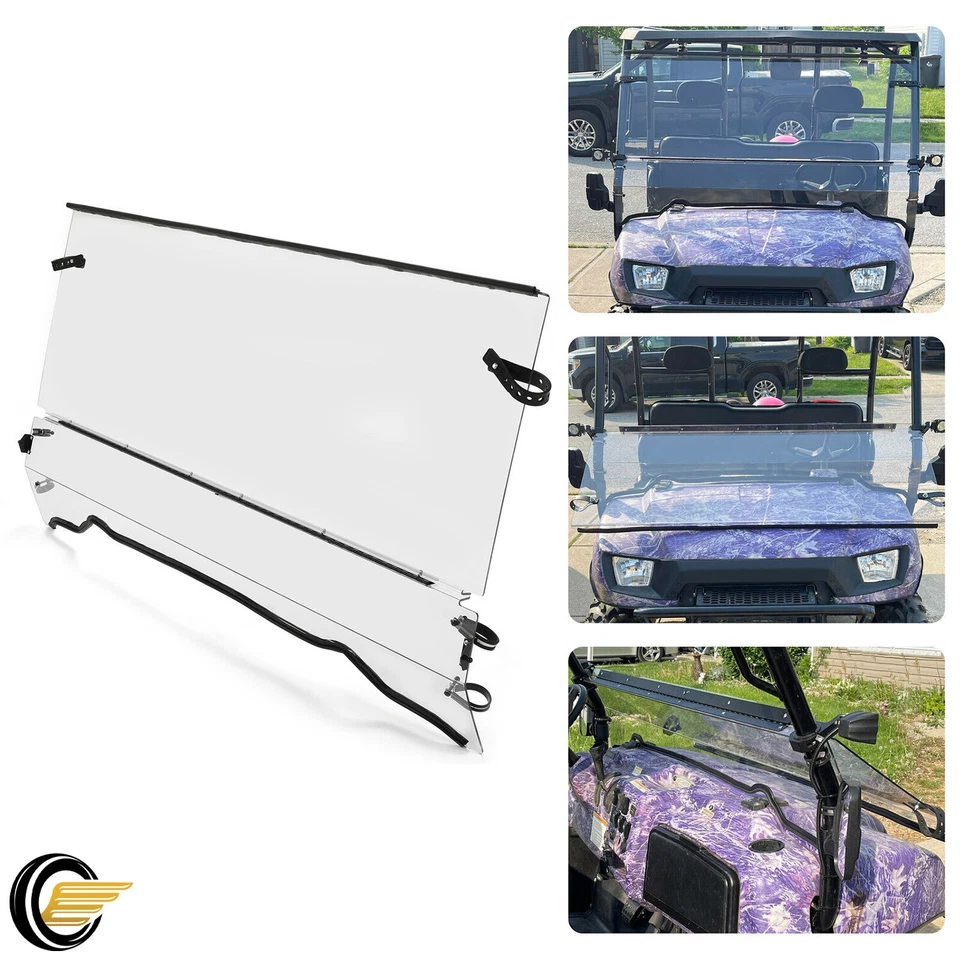 Folding Full Windshield For Polaris Ranger 500 4x4/Ranger Crew 700/Ranger XP 700 - Image 2 of 4