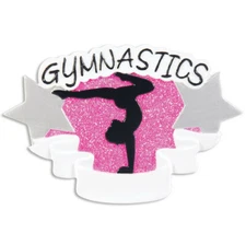 Gymnastics Personalized Christmas Tree Ornament