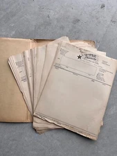 Vintage collection of Aviation Documents: RPM Associates Order Forms 1950s era