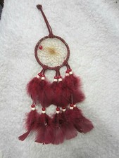 Handmade Small Dream Catcher W Feathers Home Wall Car Hanging Decoration 13" L